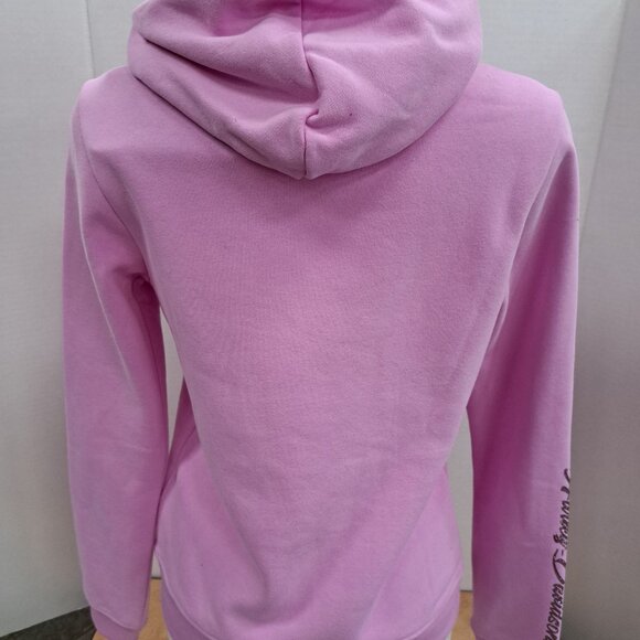 Harley-Davidson Women's Small Essential Bling Pullover Fleece Hoodie Pink - Picture 4 of 5